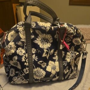 Vera Bradley Midtown Small Tote in Midnight Floral
